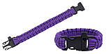 Браслет виживання Paracord purple, фото 2