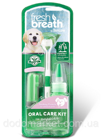 Набір для догляд за ротовою порожниною для цуценят Тропіклін, фото 1