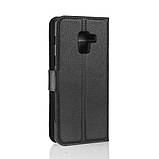 Чехол-книжка Bookmark для Samsung Galaxy A8 Plus 2018/A730 black, фото 3