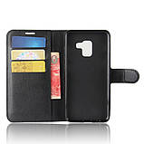 Чехол-книжка Bookmark для Samsung Galaxy A8 Plus 2018/A730 black, фото 5