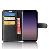 Чехол-книжка Bookmark для Samsung Galaxy A8 Plus 2018/A730 black, фото 6