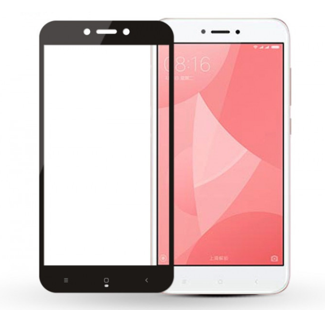 Захисне скло 5D Future Full Glue для Xiaomi Redmi 4X black