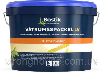 Bostik Vatrumsspackel LV шпаклівка для вологих приміщень 10 кг