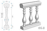 Балюстрада ФБ-8 h1115 мм., фото 3