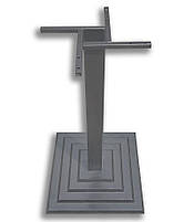 Основа опори стола Ле Ман чавунна 400х400 мм, висота 725 мм, колір чорний, для бару, кафе, ресторану, фото 2