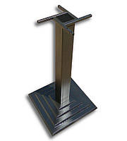 Основа опори стола Ле Ман чавунна 400х400 мм, висота 725 мм, колір чорний, для бару, кафе, ресторану, фото 5