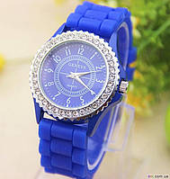 Годинник жіночий Geneva Crystal blue (синій)