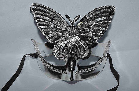 Маска карнавальна з метеликом, фото 1