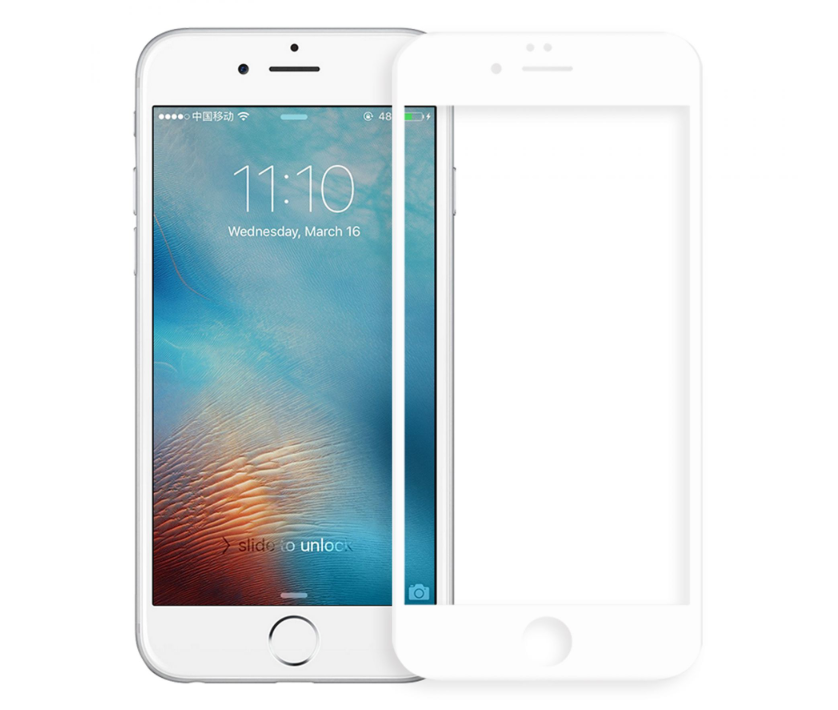 Захисне скло 5D Future Full Glue для iPhone 6/6s white