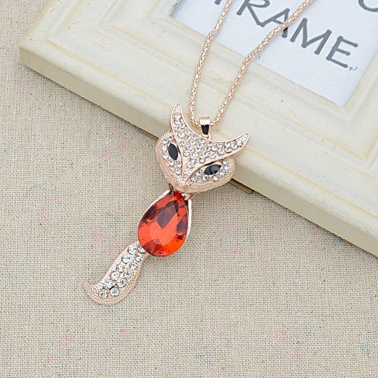Підвіска жіноча Fox crystal red, фото 1