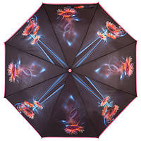 Компактный женский зонт ZEST 4 сложения полуавтомат серия Фото, расцветка Гербера