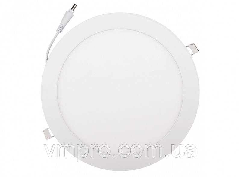 LED-панель Luxel кругла, 24W 4000K (DLR-24N)