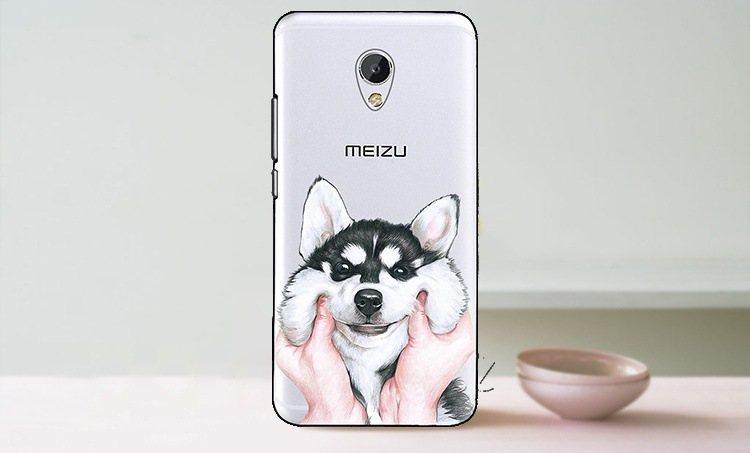 Чохол-накладка TPU Image Husky для Meizu MX6