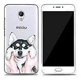 Чохол-накладка TPU Image Husky для Meizu MX6, фото 3