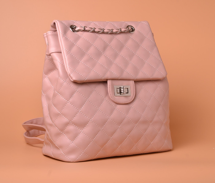 Рюкзак жіночий Charlotte pink-beige