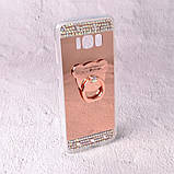 Чохол-накладка TPU Luxury Bear rose gold для Samsung Galaxy S8 Plus (G955), фото 3