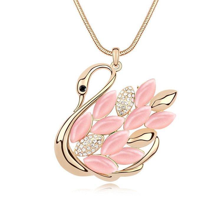 Підвіска жіноча Jasmine Swan pink, фото 1