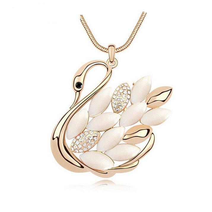 Підвіска жіноча Jasmine Swan white, фото 1