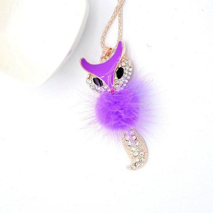 Підвіска жіноча Fox fell purple, фото 1