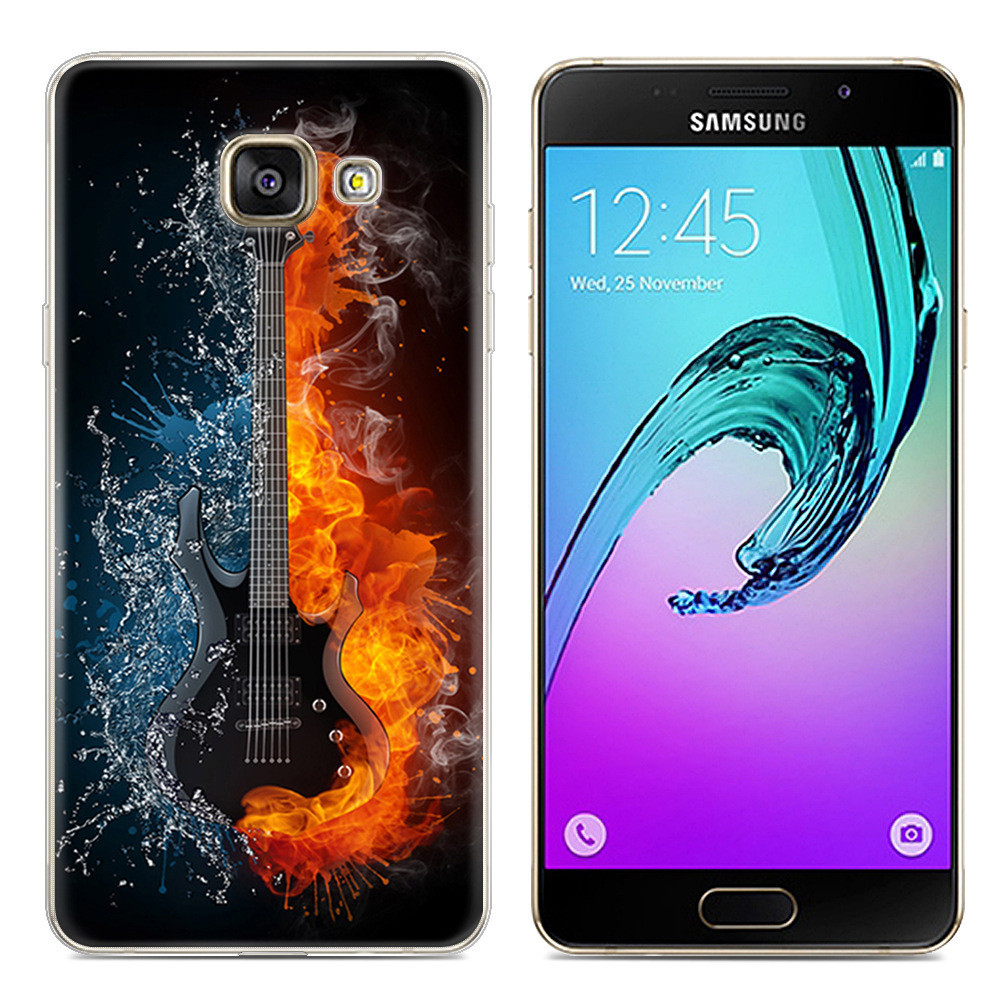 Чехол-накладка TPU Image Guitar для Samsung Galaxy A7 2017/A720, фото 1