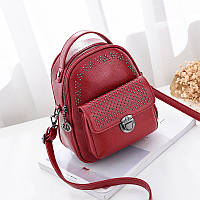 Рюкзак жіночий міні Fancy red
