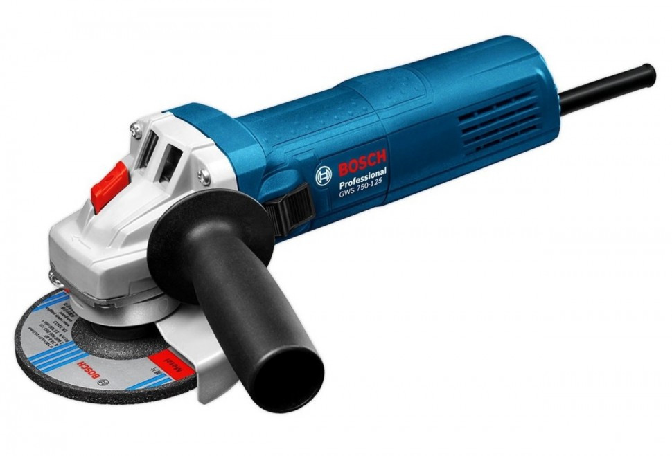 Болгарка Bosch GWS 750 S Professional мережева, 0.75 кВт, 125 мм