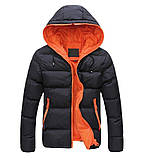 Чоловіча тонка спортивна куртка з капюшоном весна-осінь, фото 5