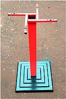 Основа опори барного столу Ле Ман чавунна 400х400 мм, висота 1100 мм, колір чорний, для бару, кафе, ресторану, фото 9