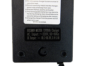 Зарядний пристрій BOSSMAN 72V/20Ah, фото 4