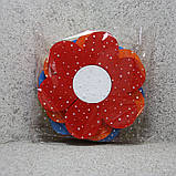 Квіти для декору з пінопласту великі 32см, товщина 1,6 см, 7 шт, пофарбовані, фото 2