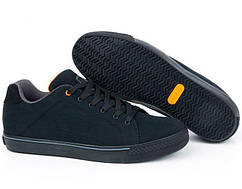 FOX чорно-жовтогарячі кеди (Black Orange Casual Trainers) Кросівки Розмір 46