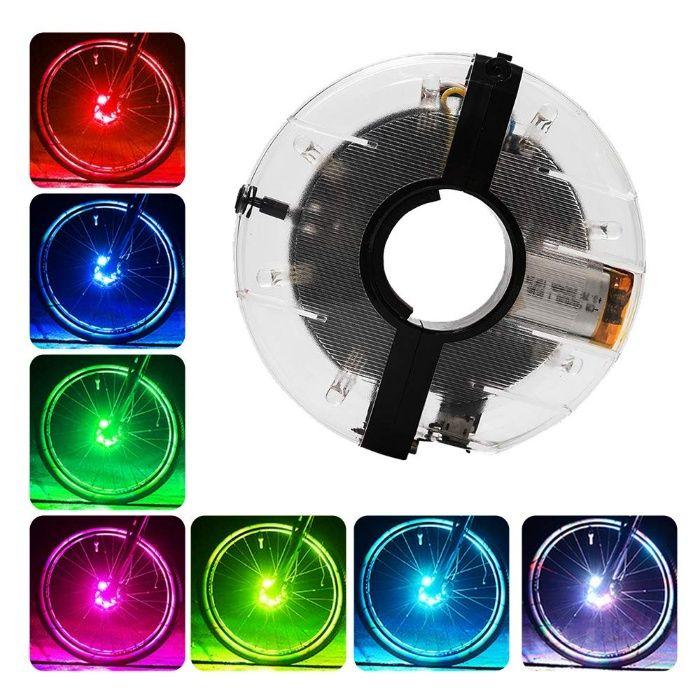 Підсвічування осі коліс велосипеда USB зарядка Li-Ion 7 LED