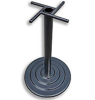 Основа опори стола канни чавунна 400 мм, висота 725 мм, колір чорний, для бару, кафе, ресторану, фото 2