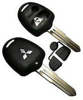 Корпус ключа Mitsubishi 3 кнопки Lancer, Outlander, Mirage, Evo.