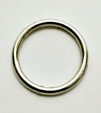 Кільце для бретелей 12 мм метал нікель (50 шт./пач.)