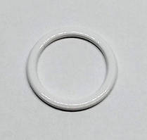 Кільце для бретелей 10 мм пластик біле (50 шт./пач.)