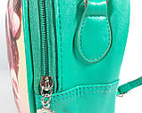 Дитячий рюкзак - сумка "Стильні дівчиська" колір м'ята, фото 4