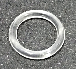 Кільце для бретелей 10 мм пластик прозоре (1000 шт./пач.)