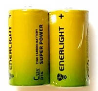 Батарейка ENERLIGHT SUPER Power C/R14 (2шт)