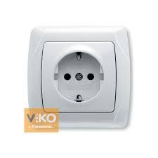 Розетка із заземленням ViKO Carmen