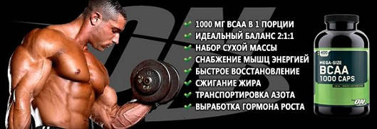 БЦАА Optimum Nutrition BCAA 1000 Caps - 400 капс., фото 4