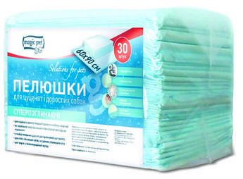 Пелюшки суперпоглинальні Magic Pet 60*60 см (30 шт.)