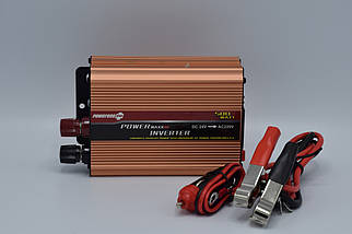 Автомобільний інвертор Powerone+ 24-220V / 500W автомобільний перетворювач Powerone+ 24-220V / 500W, фото 3