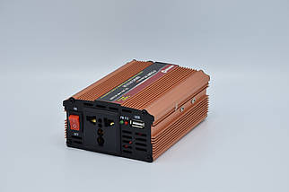 Автомобільний інвертор Powerone+ 24-220V / 500W автомобільний перетворювач Powerone+ 24-220V / 500W, фото 5