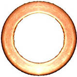 Кольцо медное d12 обратки 12х18х1.5, фото 3