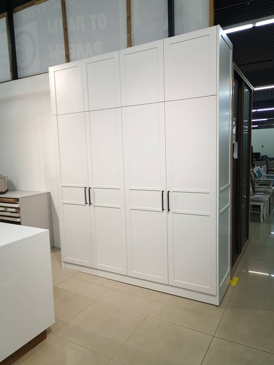 Шкаф в лофт стиле. крашеный мдф с фрезеровкой НА ВЫСТАВКЕ ТЦ Ваш Дом по ...