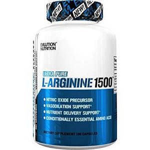 Аргінін Evlution Nutrition L-Arginine 1500 мг 100 капс.