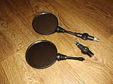 Дзеркала універсальні великі круглі складані (діаметр — 11.5 см, різь — 10 мм), фото 5