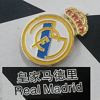 Металлический значок футбольного клуба Реал Мадрид