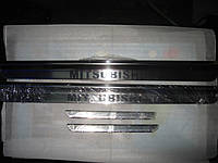 Накладки на пороги Mitsubishi Pajero Sport (1997-2008)